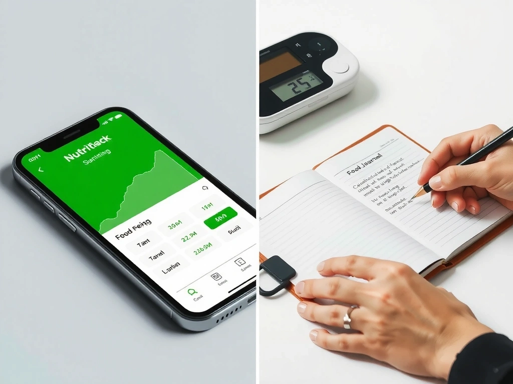 Prozess der Ernährungsanalyse und Tracking